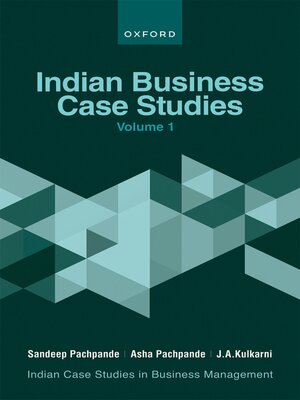 cover image of Indian Business Case Studies Volume I